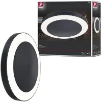 Paulmann Lámpara de techo LED Circula, con sensor de movimiento (IR) regulado por la luz ambiental, resistente a la corrosión por agua salada