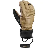 LEKI - Guantes de esquí - Tyton Pro TR Tan/Black de Cuero - Talla 8 - Beige