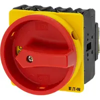 Eaton P3-100/EA/SVB/N, Interruptor rotatorio, 3 polos, Rojo, Amarillo, IP65, 100 A