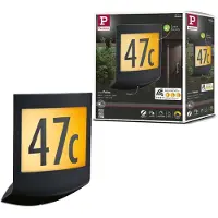 Paulmann Lámpara de pared exterior LED Padea, respetuosa con los insectos