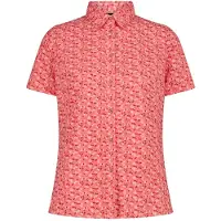 CMP - Women's Shortsleeve Shirt with Pattern - Blusa size 38, rojo