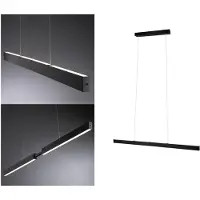 Paulmann Lámpara colgante LED Aptare de , negra, con sensor, atenuable