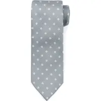Suitable Corbata Floral Claro Verde Blanco