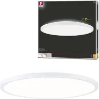 Paulmann Panel LED Atria Shine, Ø 40 cm, blanco, IP20, 3000 K, encendido/apagado