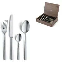 Amefa Ventura 1924 24 juego de cubiertos 24 piezas en caja de madera