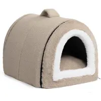 Liangpin Jiazuo Dailygoods - Cama para gatos Cama para perros pequeña - 2 en 1 Pluche Cama para mascotas para interiores y exteriores