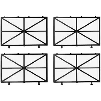 Liangpin Jiazuo Dailygoods - Robot limpiador de piscinas - Patrones de filtro 4 piezas - Fácil de montar - Fácil de mantener - Suministros esenciales de limpieza