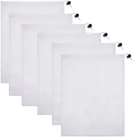 Merkloos Bolsa filtro piscina - Bolsas de malla de nailon - 32 x 22 cm - 6 unidades - Para recoger hojas y residuos