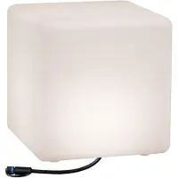 Paulmann Plug & Shine: Lámpara LED decorativa, modelo Cube