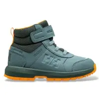 Helly Hansen unisex para niños. 11908 Botas Shelter HT verde (23), Plano, Velcro, Casual, Deportivo, Outdoor, moda infantil, ou