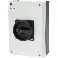 Eaton P3-63/I4/SVB-SW/HI11 207345: Interruptor principal de 63A, montaje superficial, 3 polos, con neutro. Modelo: HALT