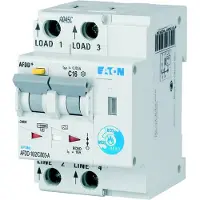 Eaton Interruptor diferencial de protección contra incendios AFDD-16/2/C/003-A, 16A, 2 polos, 0.03A, tipo A