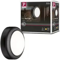 Paulmann Lámpara de pared exterior , IP44, 8W, 230V, color antracita
