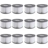 Merkloos Cartucho de filtro - Para depuradora - 12 unidades - 90 aletas - 4.000 cm² - Para modelos MSPA desde 2020