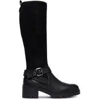 Hispanitas para mujer. HI265197 Botas de piel Chicago negro (41), 5 a 8cm, Cremallera, Casual, outlet 2026.
