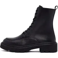 Derimod Botines con cordones negro