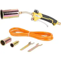 STREND PRO Quemador de gas H55A X305, 30-40-50 mm, LPG, con manguera L 2 m, rosca G3/8 pulgadas