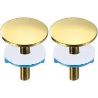 Zaltino Cubeta dorada para orificio de grifo, de 49 mm, para lavaplatos