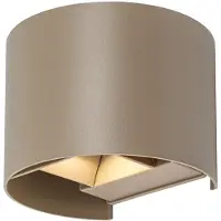 Rabalux Aplique de pared LED empotrable de 5W, IP54, modelo VIRNA 77217, marca