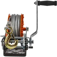 TRIZERATOP Cabrestante manual de 3500 lbs, 10 metros