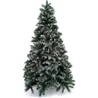 Merkloos Árbol de Navidad - PVC - 240 cm - Verde - Base plegable