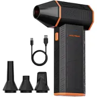 StarTech.com Soplador de aire - MF50 - 110.000 RPM - 3 velocidades - motor sin escobillas - inalámbrico - portátil - para automóvil, PC y hogar