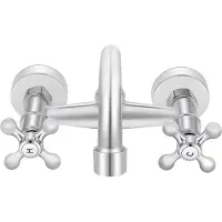 StarTech.com Grifo para bañera - Grifo de dos mandos - Agua caliente y fría - Montaje en superficie - Núcleo de válvula de latón