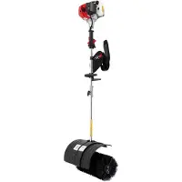 StarTech.com Máquina barredora - Cepillo barredora a gasolina - 52 cm³ - 1700 W - Para limpieza de césped - Color negro