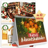 Merkloos Calendario de adviento rompecabezas - Escape room - 24 enigmas - A partir de 12 años