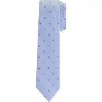 Calvin Klein Micro Paisley Silk Tie Vista Blue Talla: OS | Corbatas Outlet | Hombre | Azul