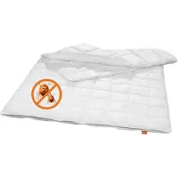 Merkloos Edredón de 4 estaciones - Antibacteriano - 100 x 135 cm - Blanco