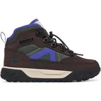 Timberland - Youth's Greenstride Motion 6 Mid Bungee WP Boot - Calzado informal size 13,5, negro/marrón