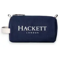 Hackett London para hombre. HM4100079 Neceser Heritage Kit Azul Marino (OSFA), Casual, Algodón, outlet 2026.