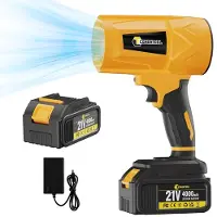 StarTech.com Soplador eléctrico de hojas - Turbosoplador a batería - 200 m/s - Ventilador turbo - 1 batería de 4000 mAh