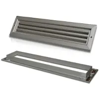 OEM Rejilla de ventilación de aluminio, dimensiones 438x238 mm (24314020)