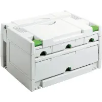 Festool SYS 3-SORT/4 SORTAINER Systainer organizador de maletines de herramientas ( 491522 ) 395 x 295 x 210 mm 4 cajones