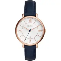 Fossil Reloj analógico 'JACQUELINE' navy / oro rosa