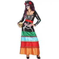 Atosa Disfraz De Mujer Mexican Skeleton