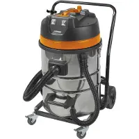 Eurom Force 2070, 2000 W, para uso en seco y húmedo, 82 dB, color , naranja, acero inoxidable