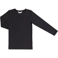 Joha - Kid's Blouse with L/S - Ropa interior merino size 90, negro