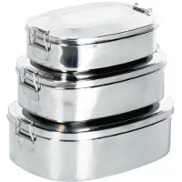 Basic Nature - Provisions Tin - Conservación de alimentos size 0,45 l, gris